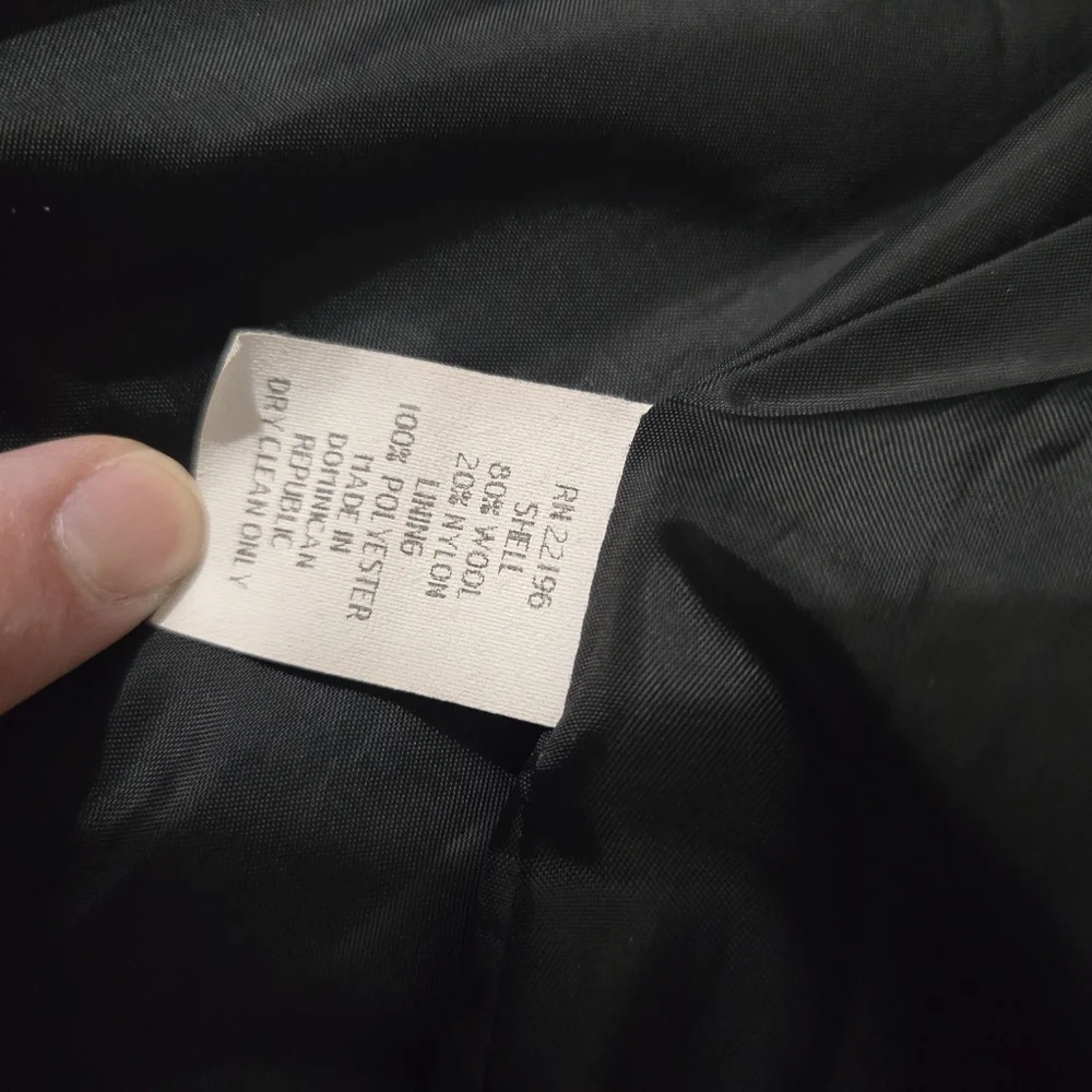 Jason Cole short hooded peacoat, size small, euc